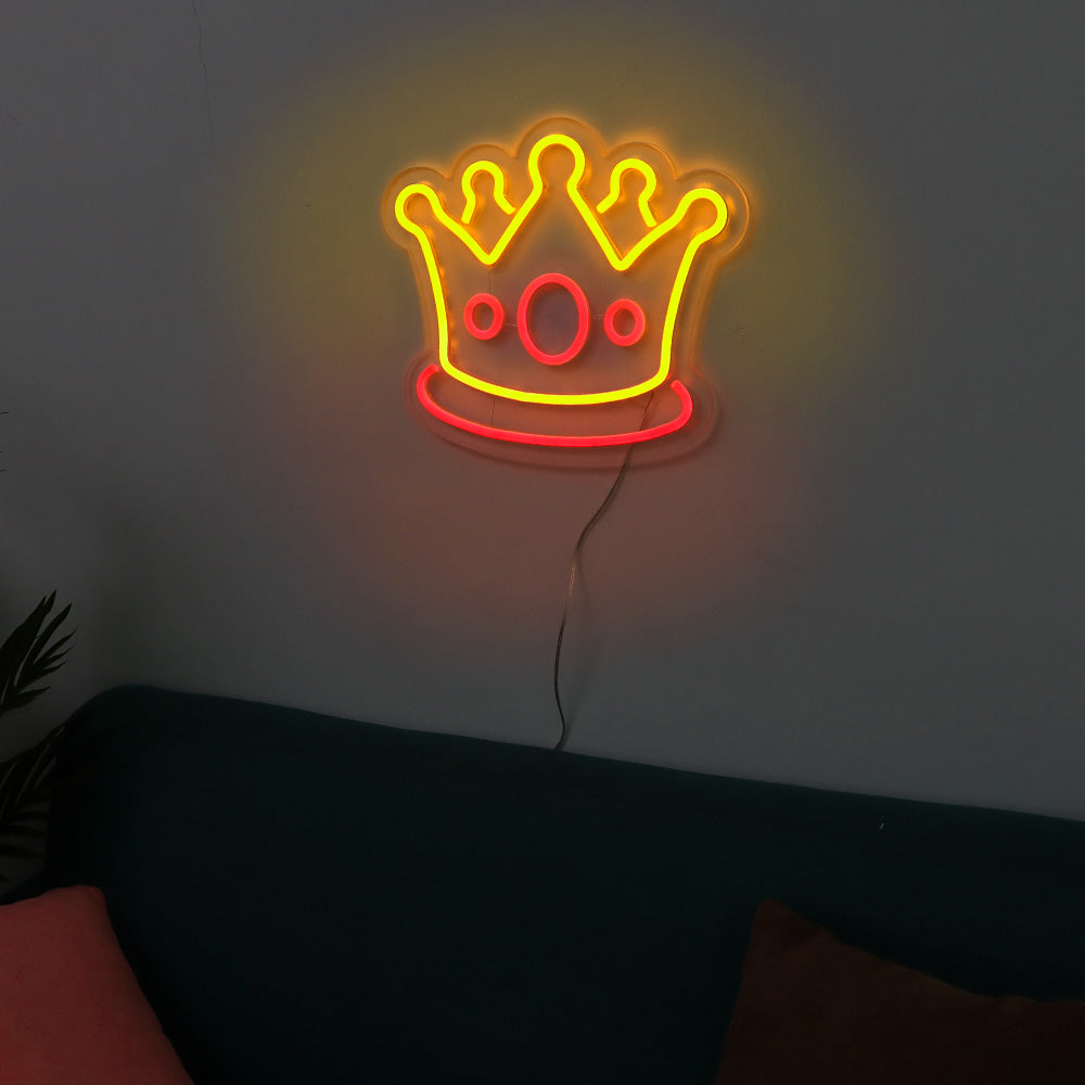 crown neon sign, led neon flex sign,faux signage
