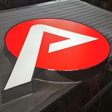 Custom building sign shop name signboard free design led channel letter frontlit letters store sign for business outdoor