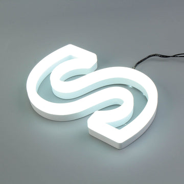 Business illuminated sign coffee shop led acrylic neon letters waterproof outdoor signages