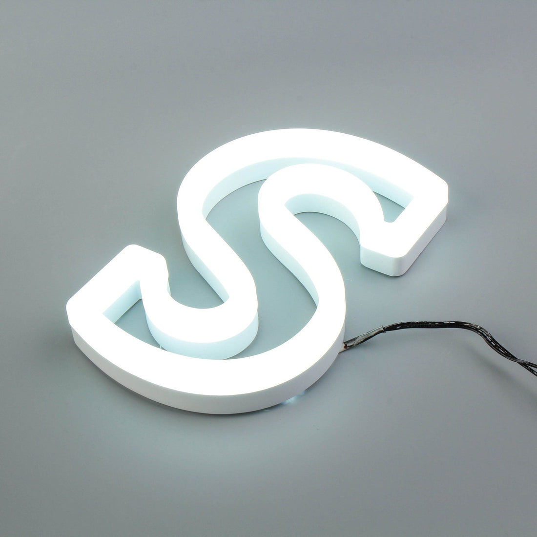 Business illuminated sign coffee shop led acrylic neon letters waterproof outdoor signages