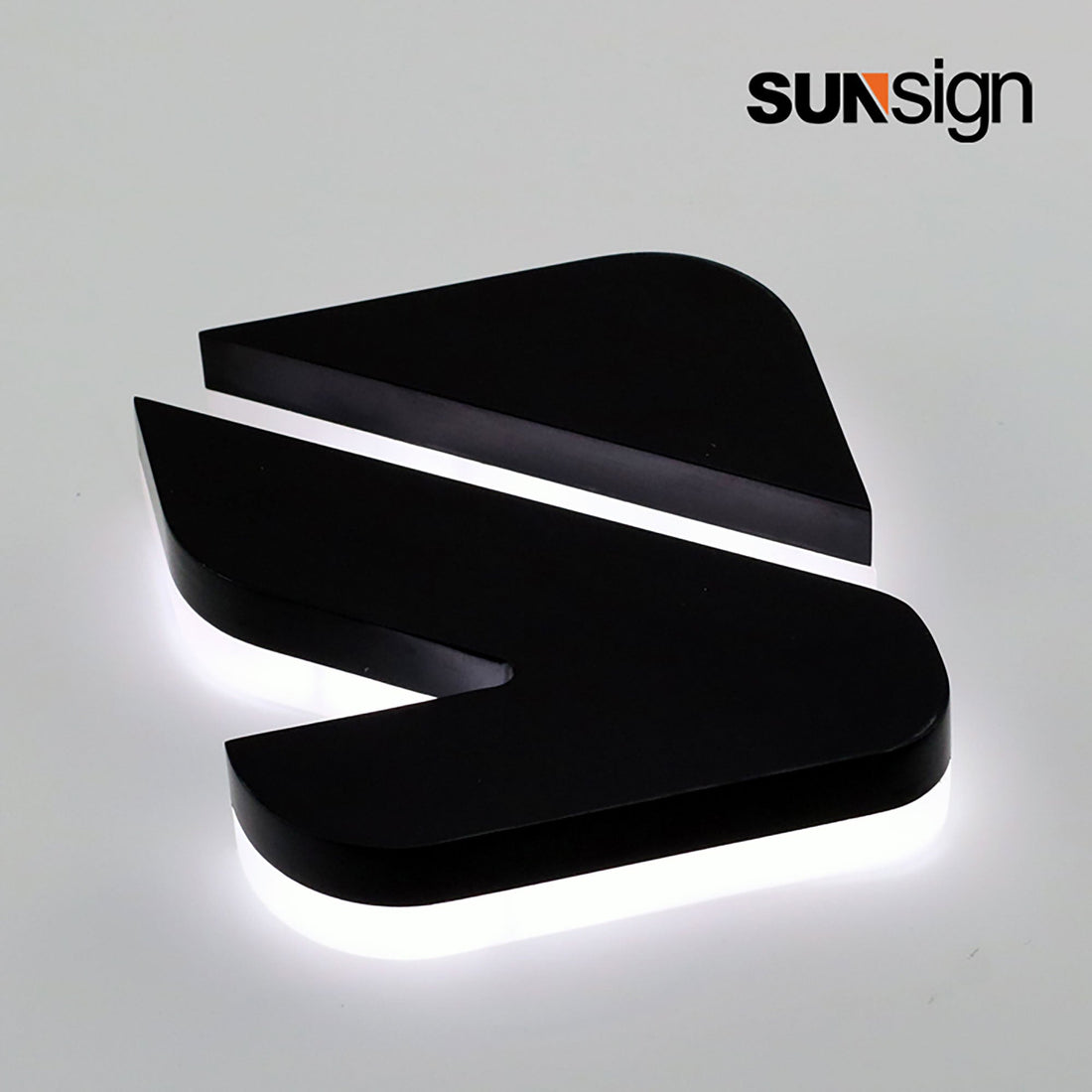 Commercial Halo Illuminated Signs Customized Waterproof Led Backlit Sign Channel Letters