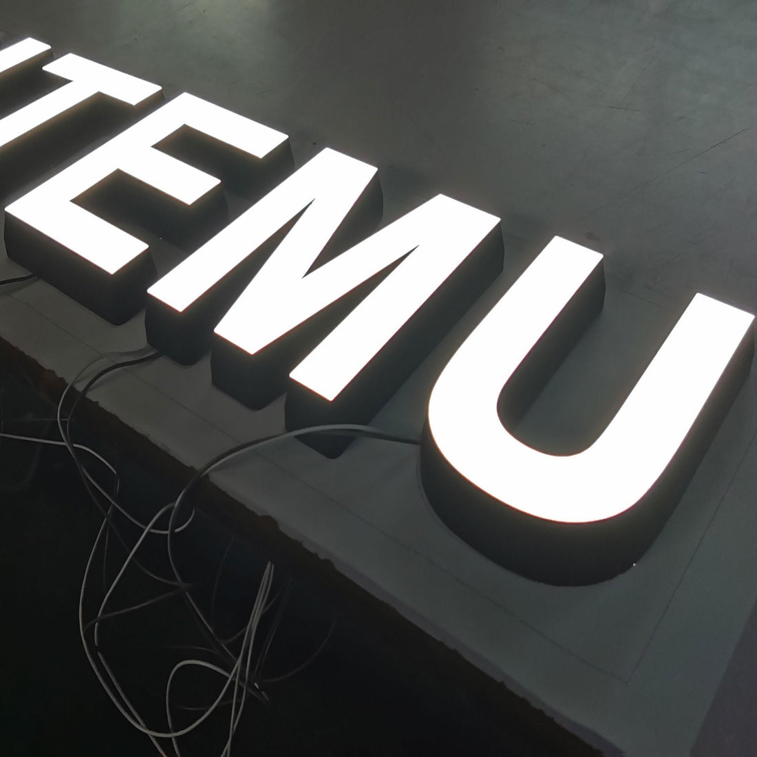 DIY Word Letter Signage 3d Led Lighted Door Sign Frontlit Letters 3D Lighting Acrylic Led Illuminate Signage