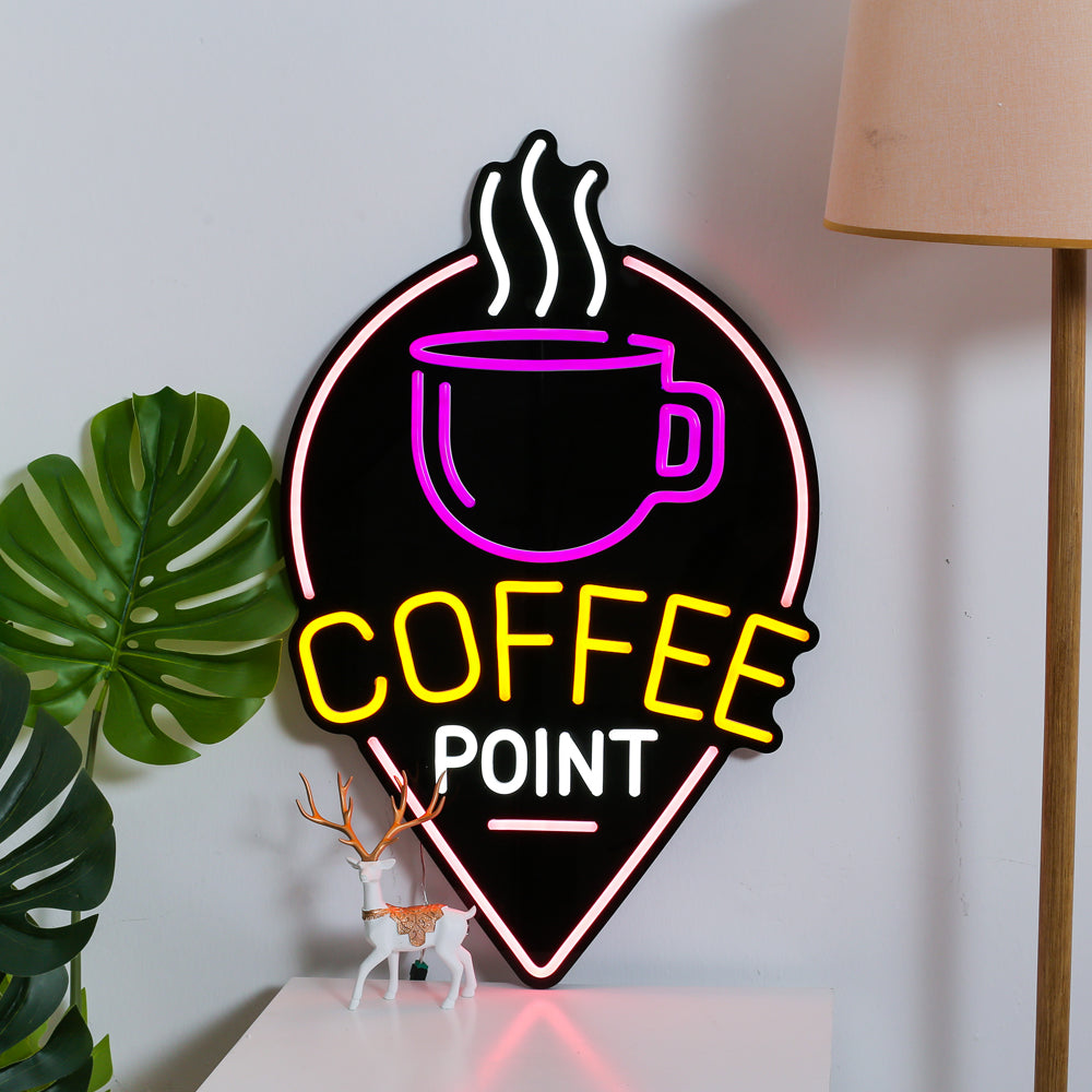 COFFEE cup neon sign for cafe,led flexible neon signage