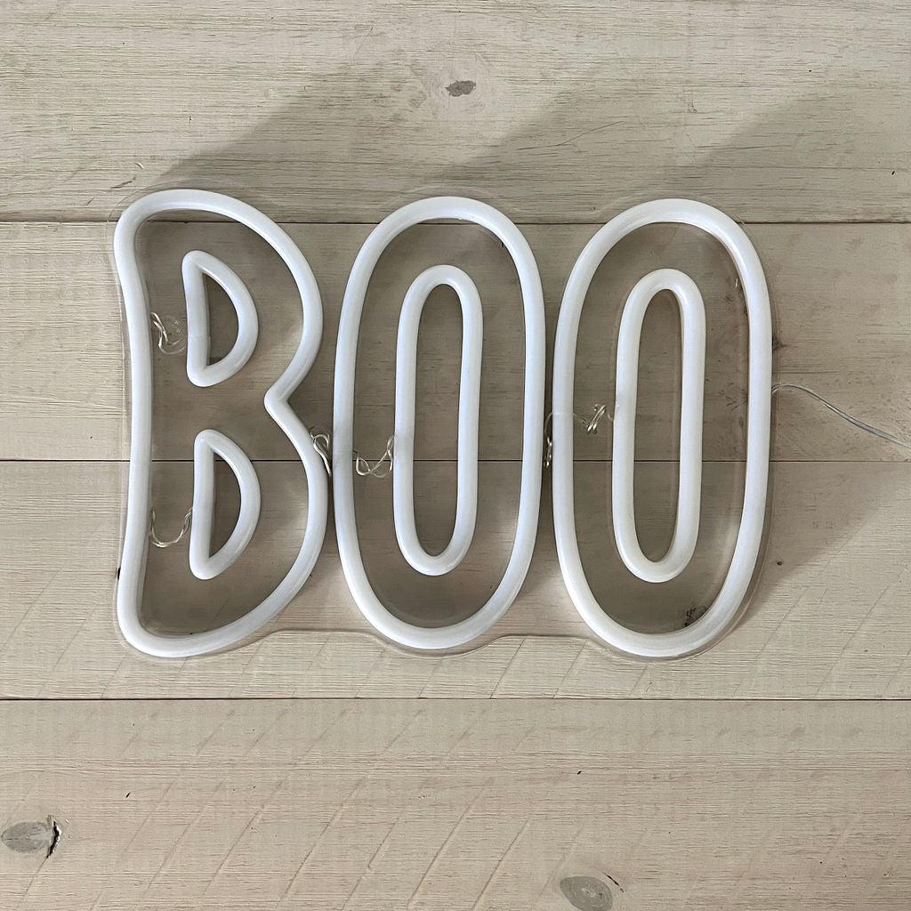 Boo neon signs