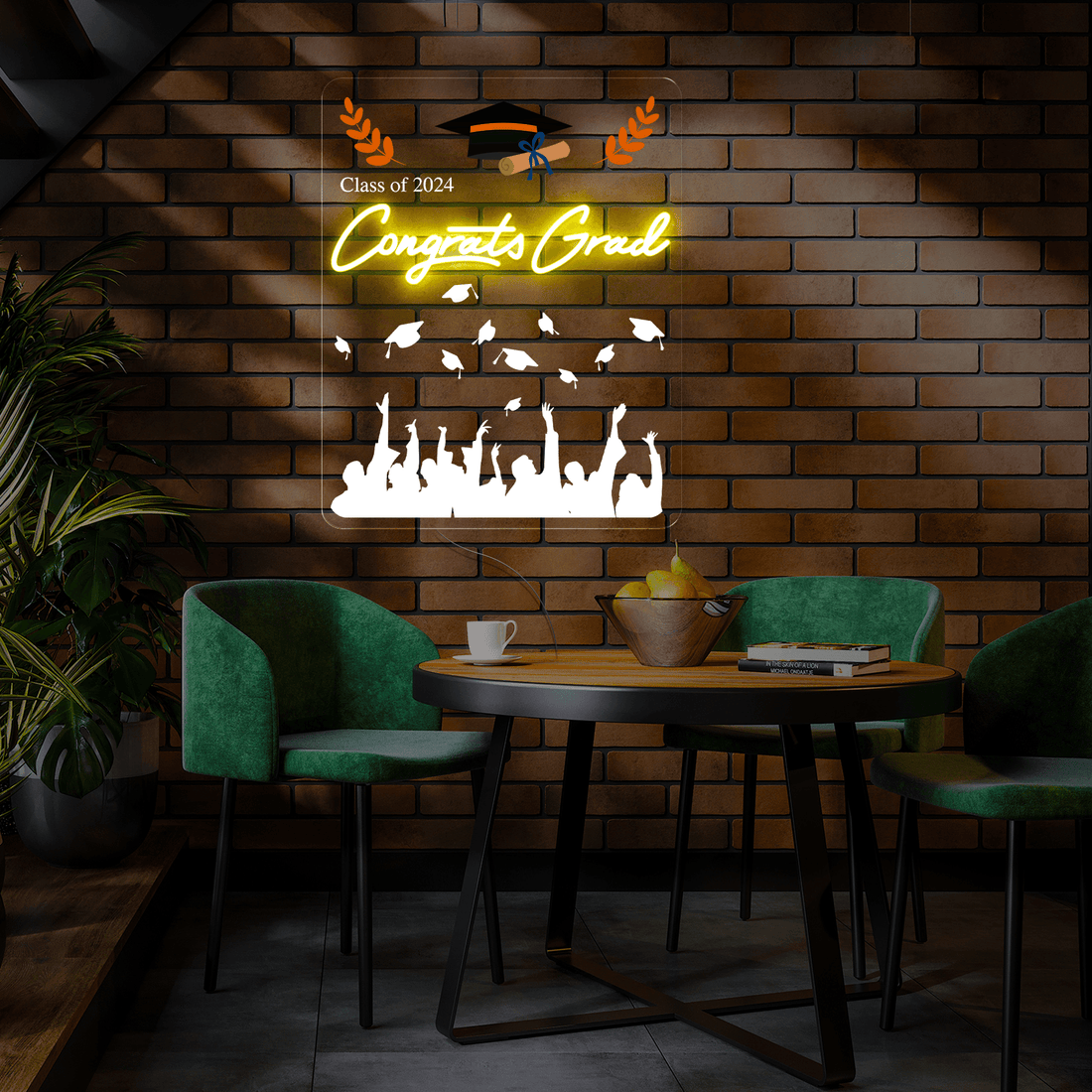 Congrats Grad 2024 Artwork Neon Sign