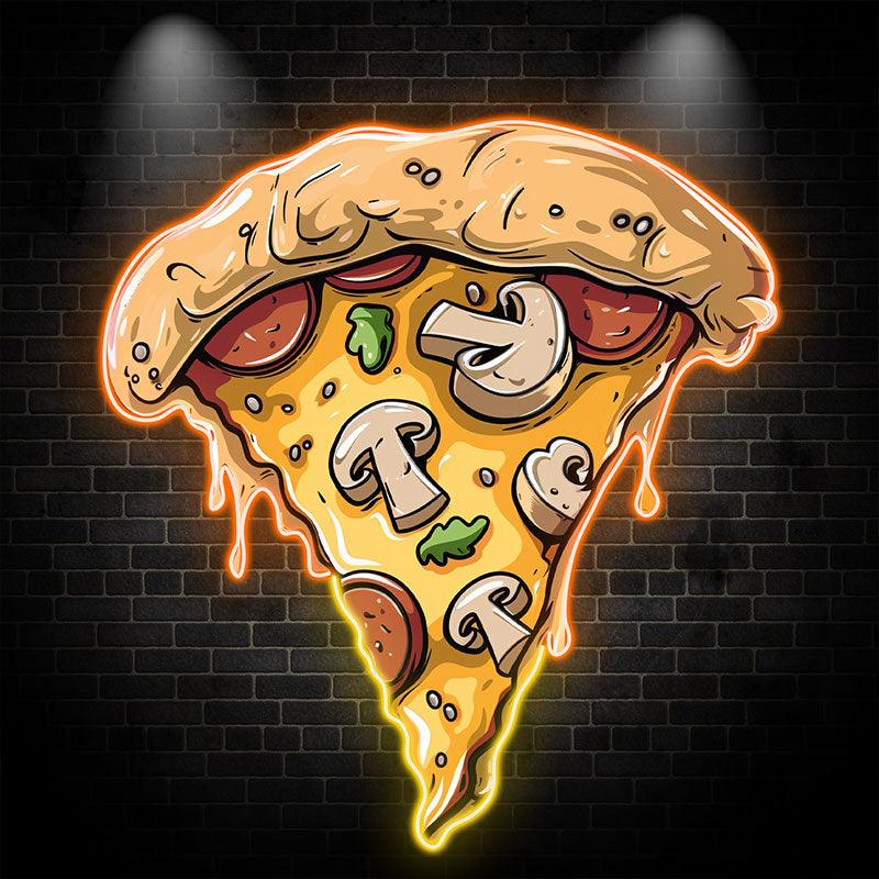 Mushroom Chocolate Vegetable Pizza Neon signs Lights - LED Lights, Creative Home Decor, Fun Party Vibes, Perfect Gifts