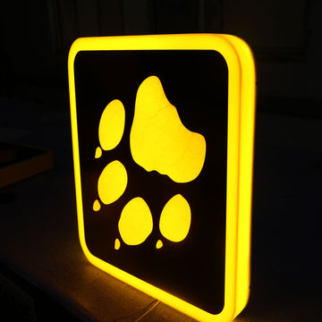 Wall Mounted Light Box Square Led Full Illuminated Acrylic Waterproof Lightbox with Painting