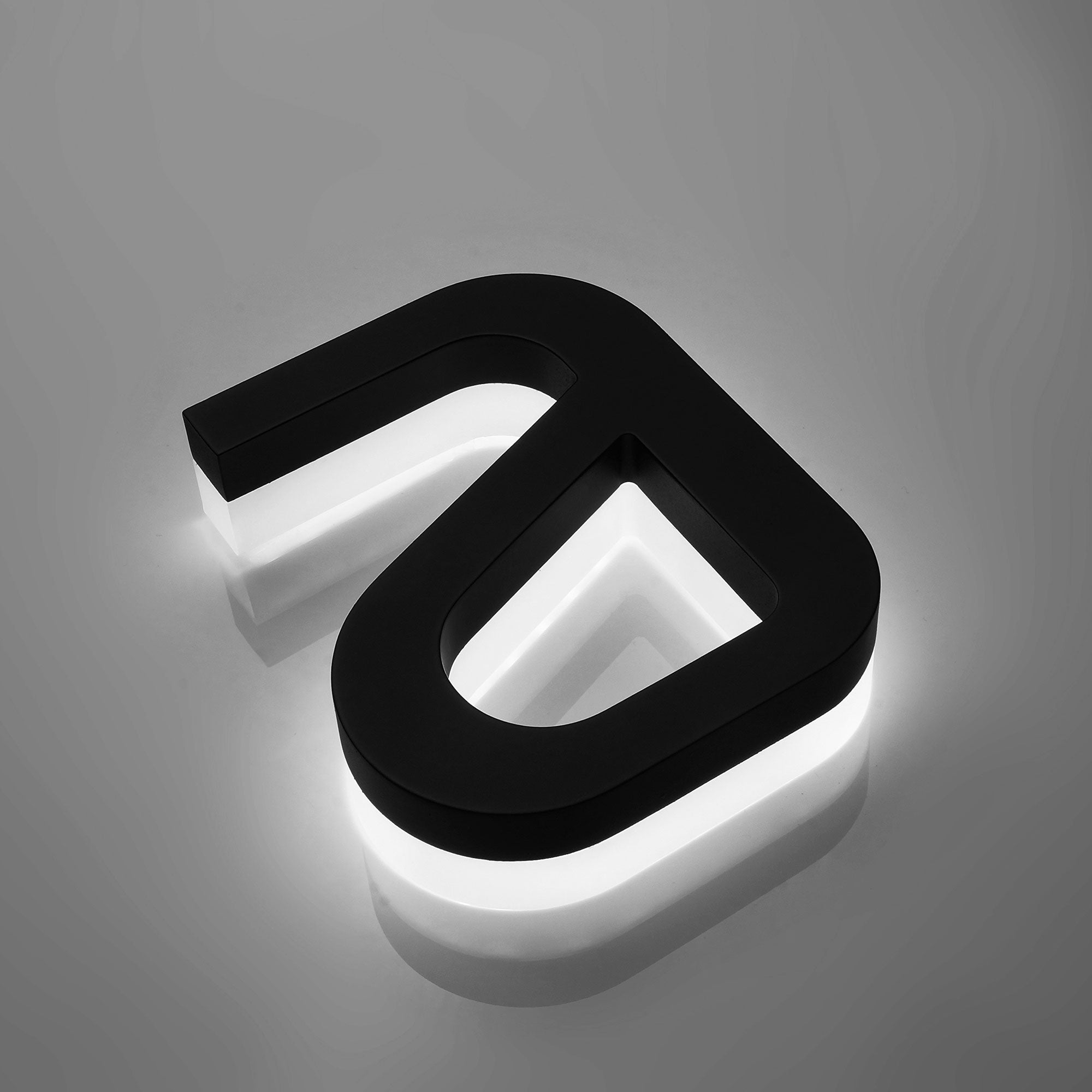 3D indoor acrylic backlit sign business logo LED back light letters shop company signage
