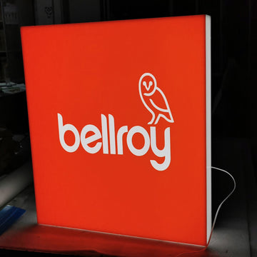 Hanging LED Rectangle Acrylic Light Box Shop Front Sign Store Shop Business Use Light Box