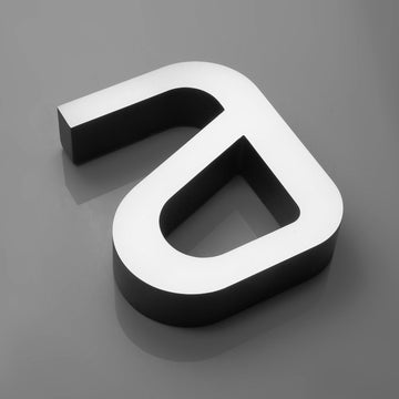 Indoor store front 3d letters sign outdoor wall sign led illuminated mini acrylic sign letters
