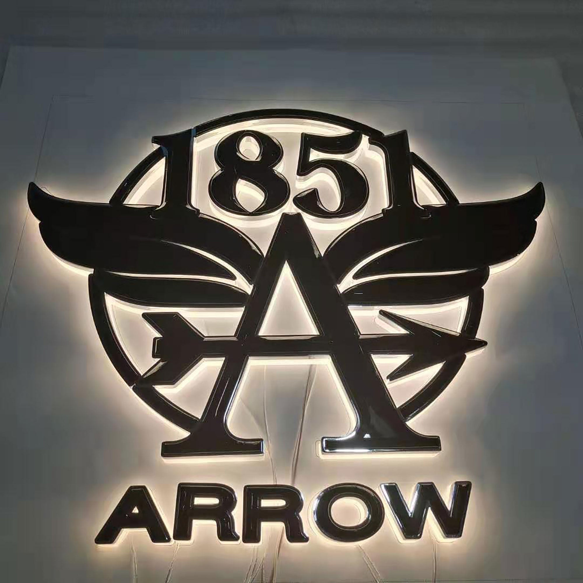 3d Illuminated Channel Signs Letters Custom Led Backlight Acrylic Sign Stainless Steel Channel Letters