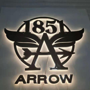 3d Illuminated Channel Signs Letters Custom Led Backlight Acrylic Sign Stainless Steel Channel Letters