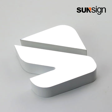 Customized acrylic letters making sign indoor 3D led logo frontlit acrylic store sign