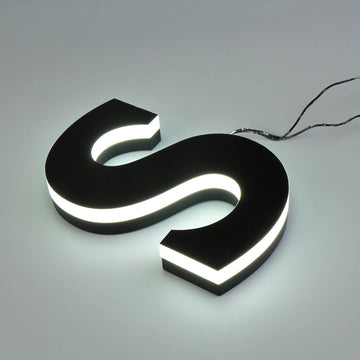 Edge Illuminated Interior Signage Acrylic Side Lit Letters 3D Acrylic Logo Commercial Signs