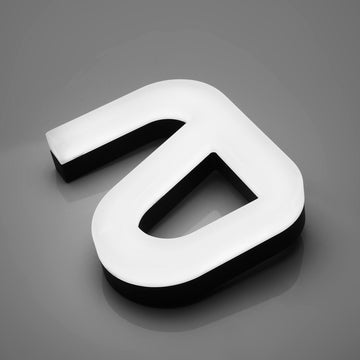 Custom Illuminated Mini Acrylic Characters Front Lit Wall Signs Edge Lit 3D Led Logo Letters
