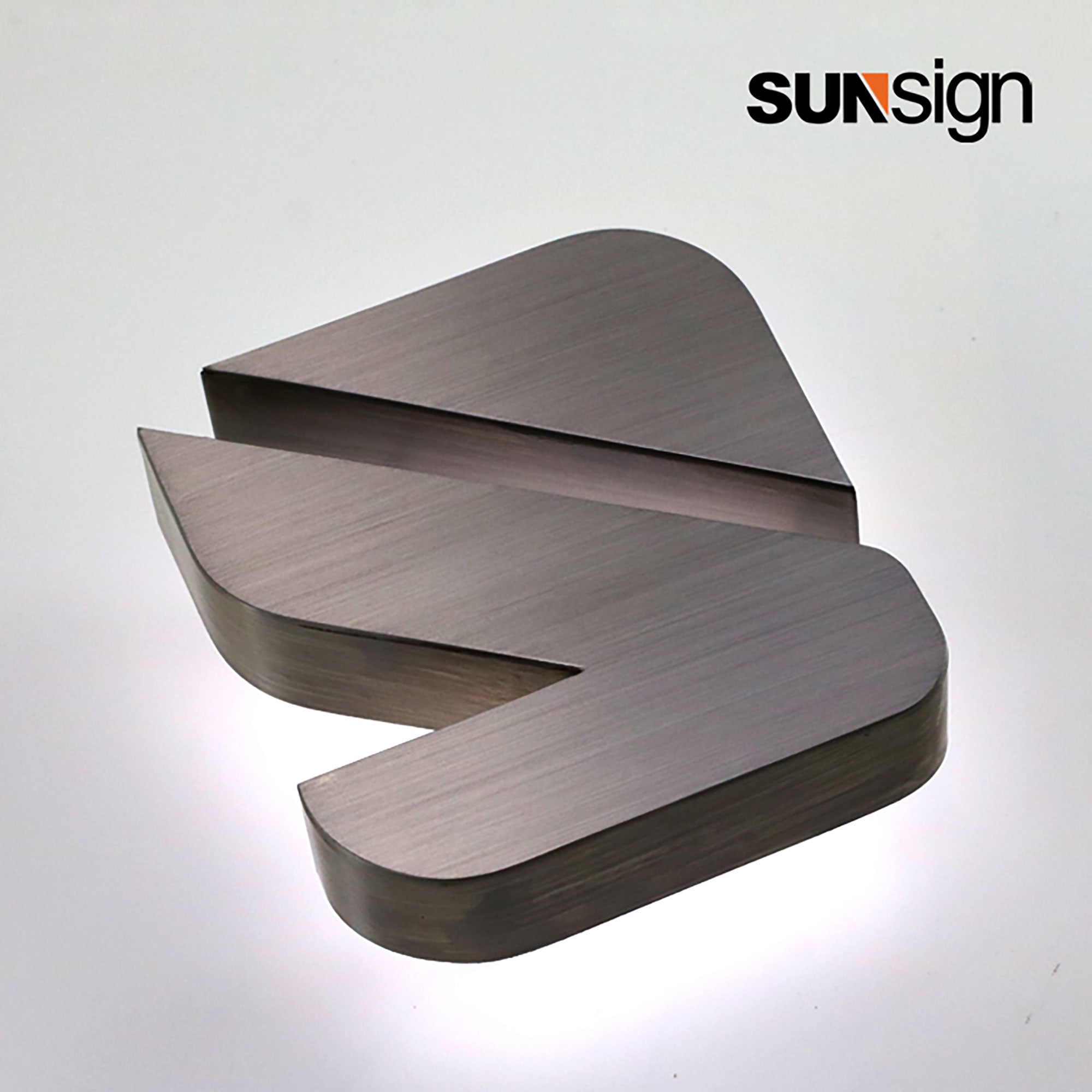 Led backlit channel letter reverse lit 3d laser cut alphabet letters advertising display sign