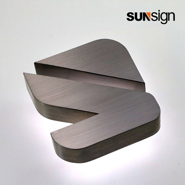 Led backlit channel letter reverse lit 3d laser cut alphabet letters advertising display sign