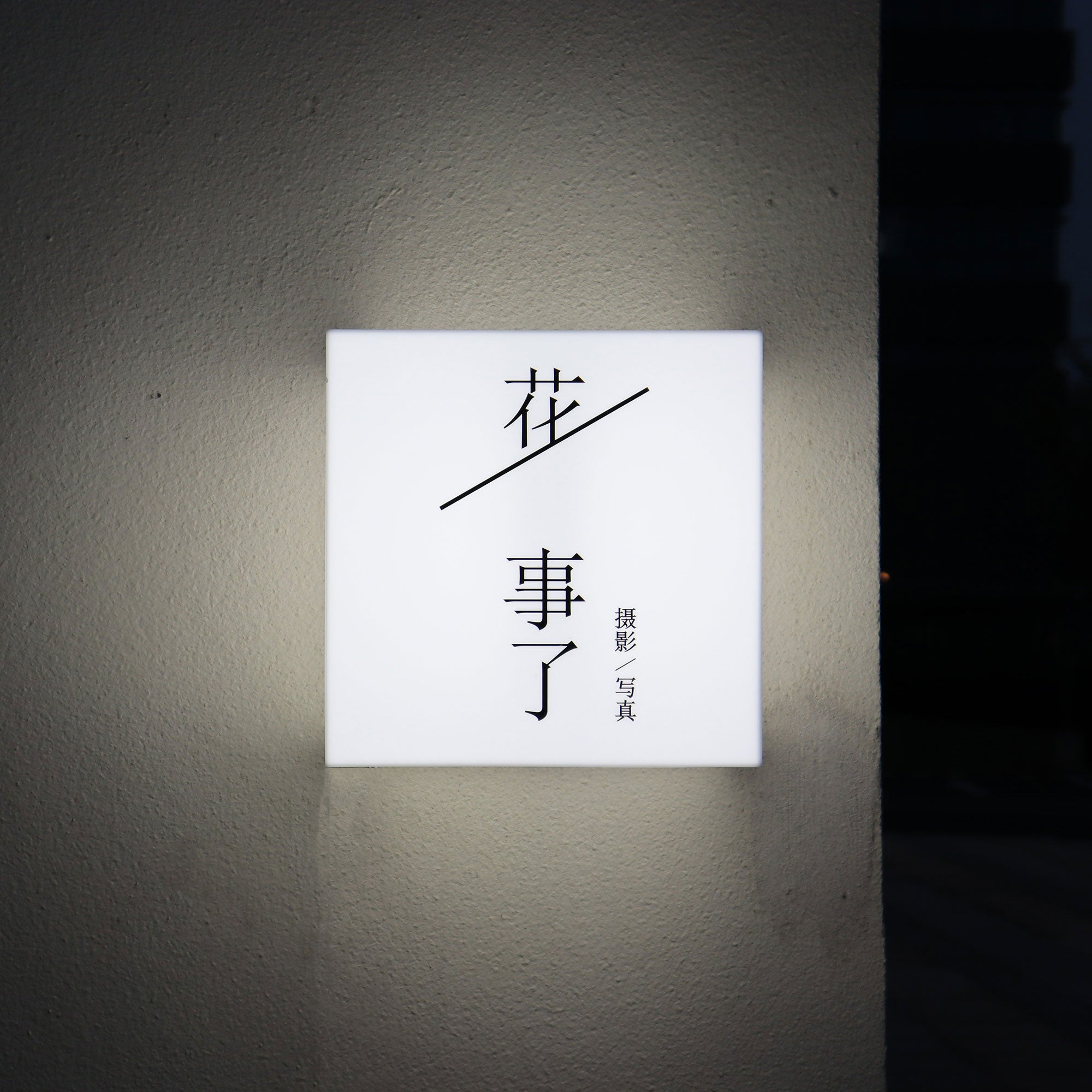 Custom Shop Signboard Acrylic Light Box Whole Illuminated Durable Wall Mounted Lightbox Sign