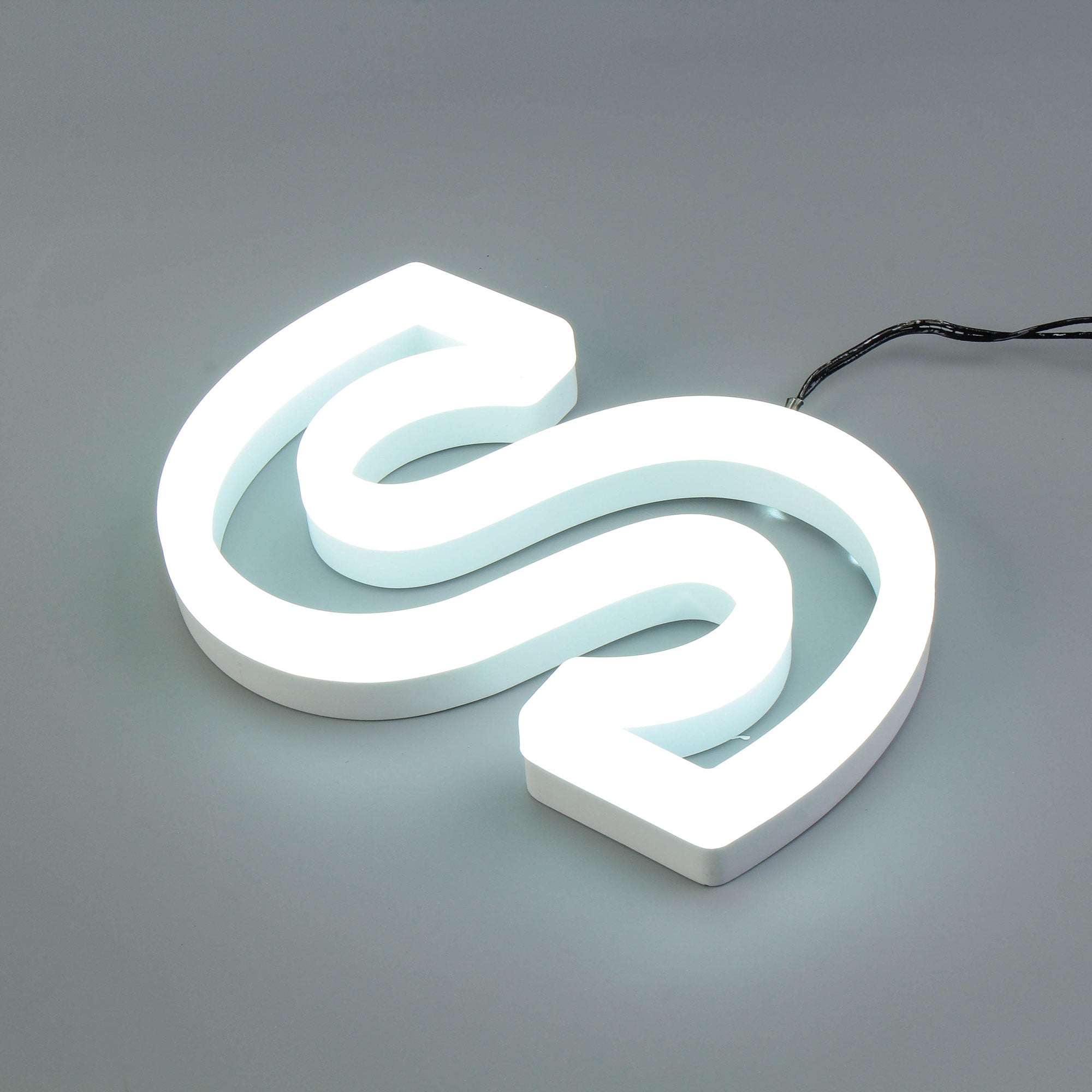Business illuminated sign coffee shop led acrylic neon letters waterproof outdoor signages
