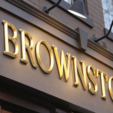 Gold Metal Letters Business Shop Signs 3d Stainless Steel Logo Custom Channel Letters Indoor Decor