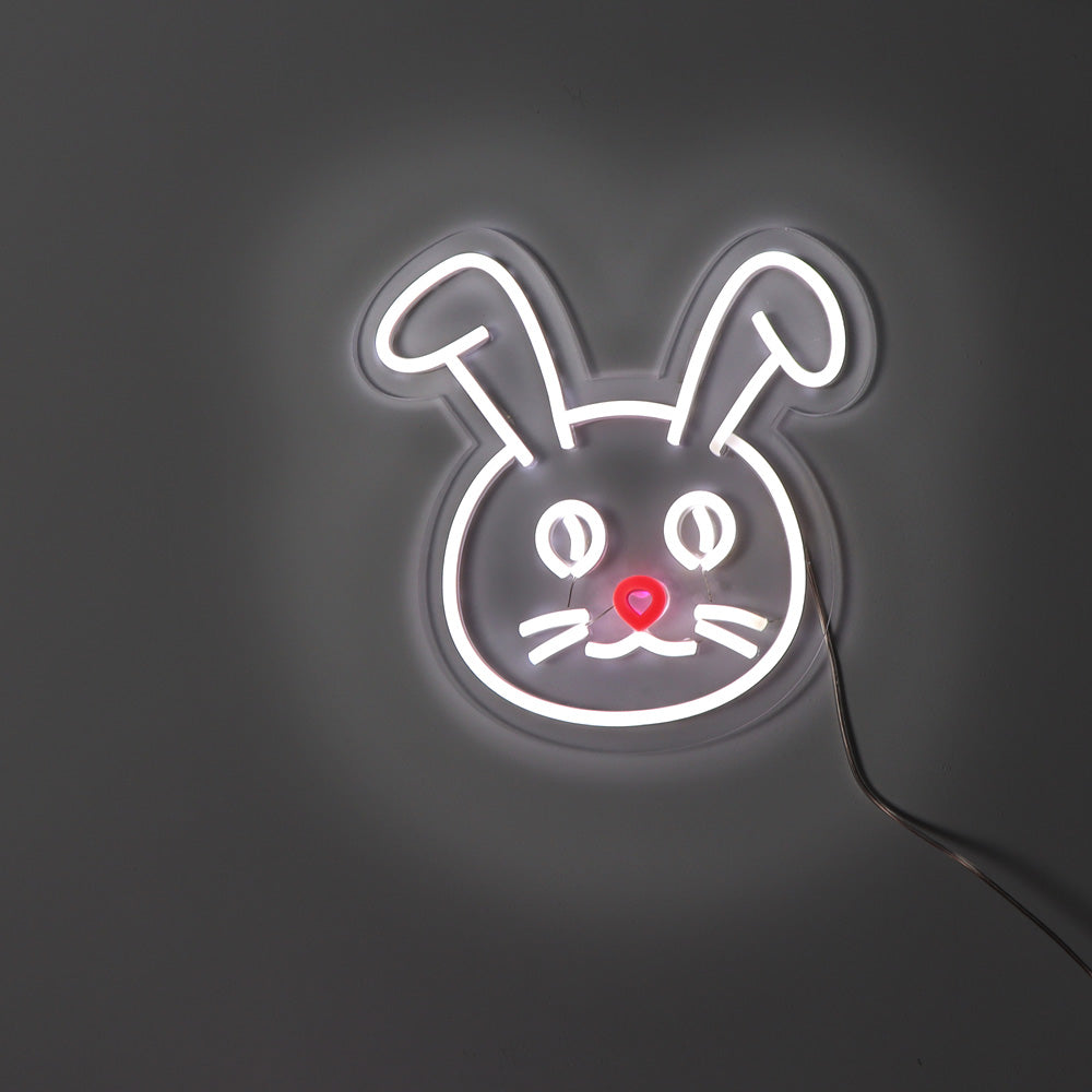 rabbit neon sign, led neon flex sign,brightly colored neon signs