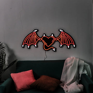 bat neon sign, led neon flex sign,uniform lighting and brightness LED neon sign