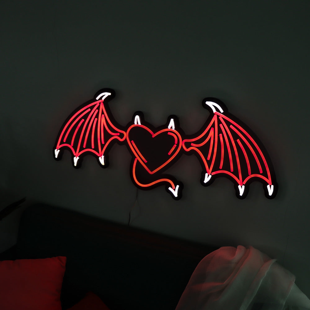 bat neon sign, led neon flex sign,uniform lighting and brightness LED neon sign