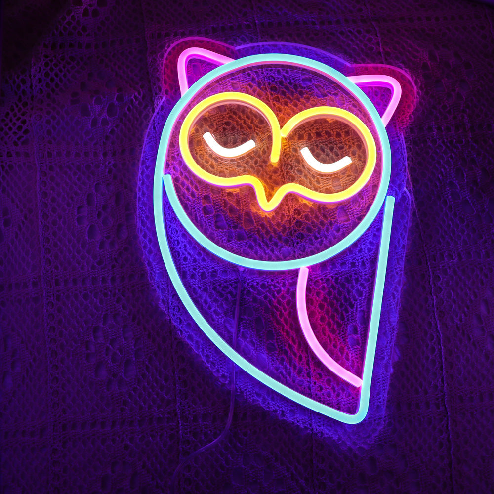 night owl neon sign, led neon flex sign,custom-made designs for neon signs