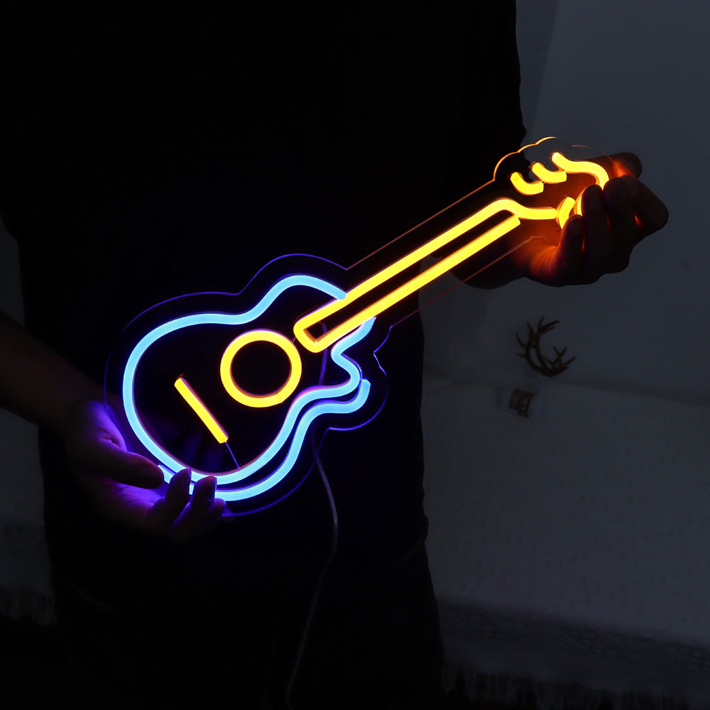 Guitar neon lights, led neon sign, led neon board,flexible led neon,faux neon
