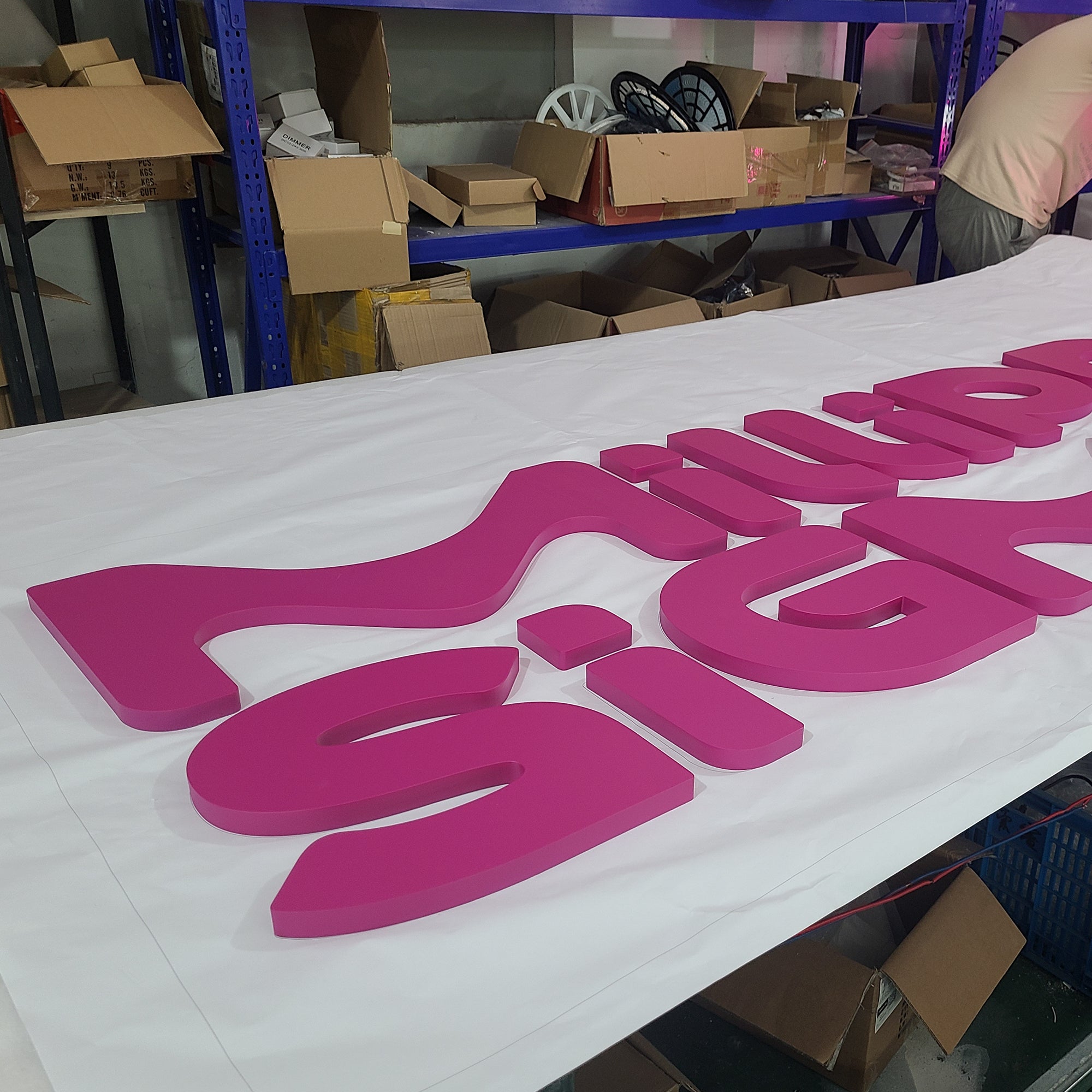 Custom sign letters laser cutting 3d letter acrylic cut business logos plastic wall logo signs