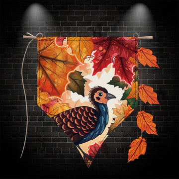 Thanksgiving Tinsel - neon signs Turkey and Maple Blessing Cozy Decoration