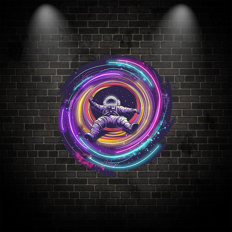 Galactic Adventure: Astronaut Neon signs  Light - Stunning LED Display of Interstellar Travel