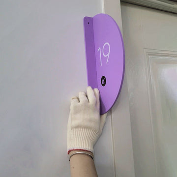 Interior Acrylic Room Number Sign Plastic Wall Plate Sign Apartment House Number Door Plate Sign Hotel Directional Signs