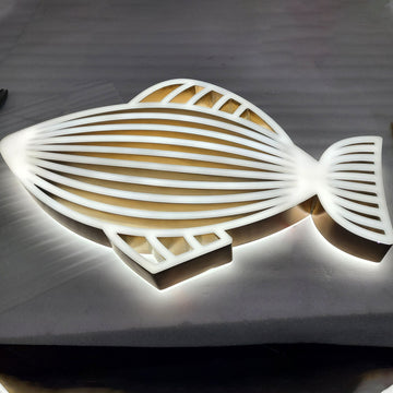 3D Light Up Store Brand Sign LED Double Sided Illuminated Advertising Letters Sign Electronic Channel Letter Signs