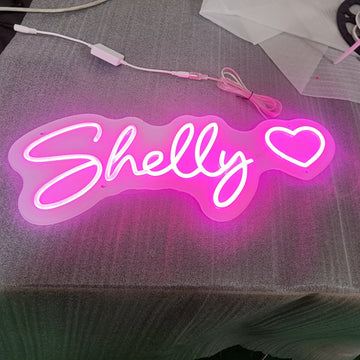shelly  neon sign