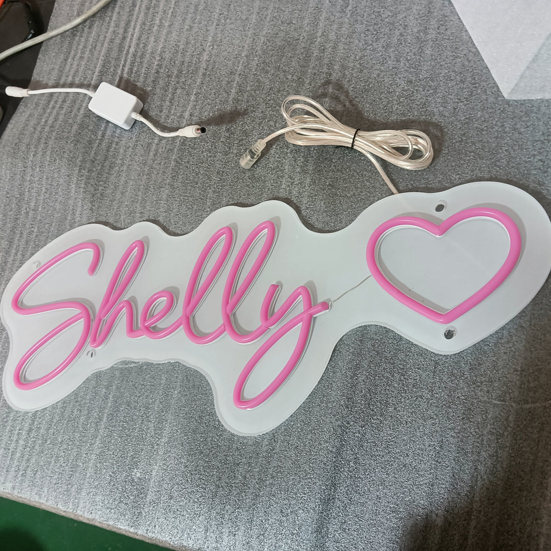 shelly  neon sign