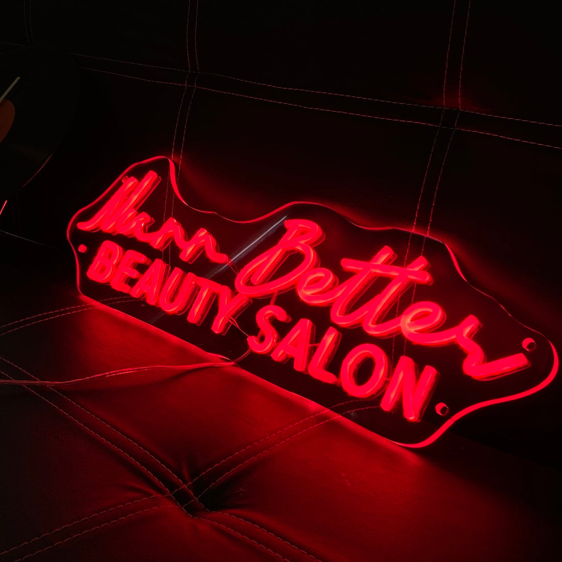 Custom Beauty Salon Neon Sign, Business Studio Logo Sign, LED Shop Wall Decor, Storefront Decoration
