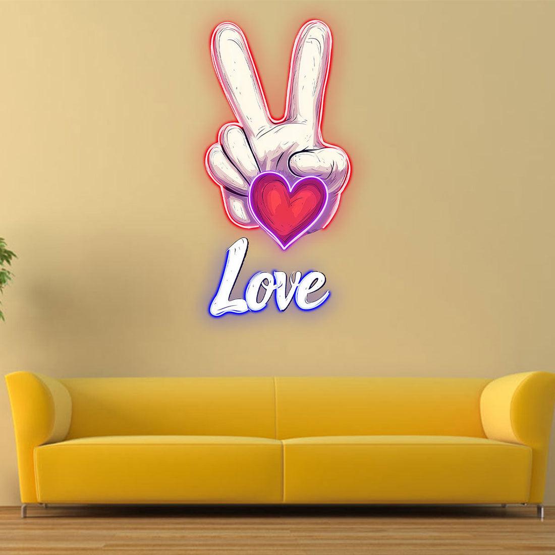 Customizable Romantic Neon Sign,Vivid Colorful LED Neon Light,Ideal for Romantic Dinners, Weddings and Valentine's Day Decor