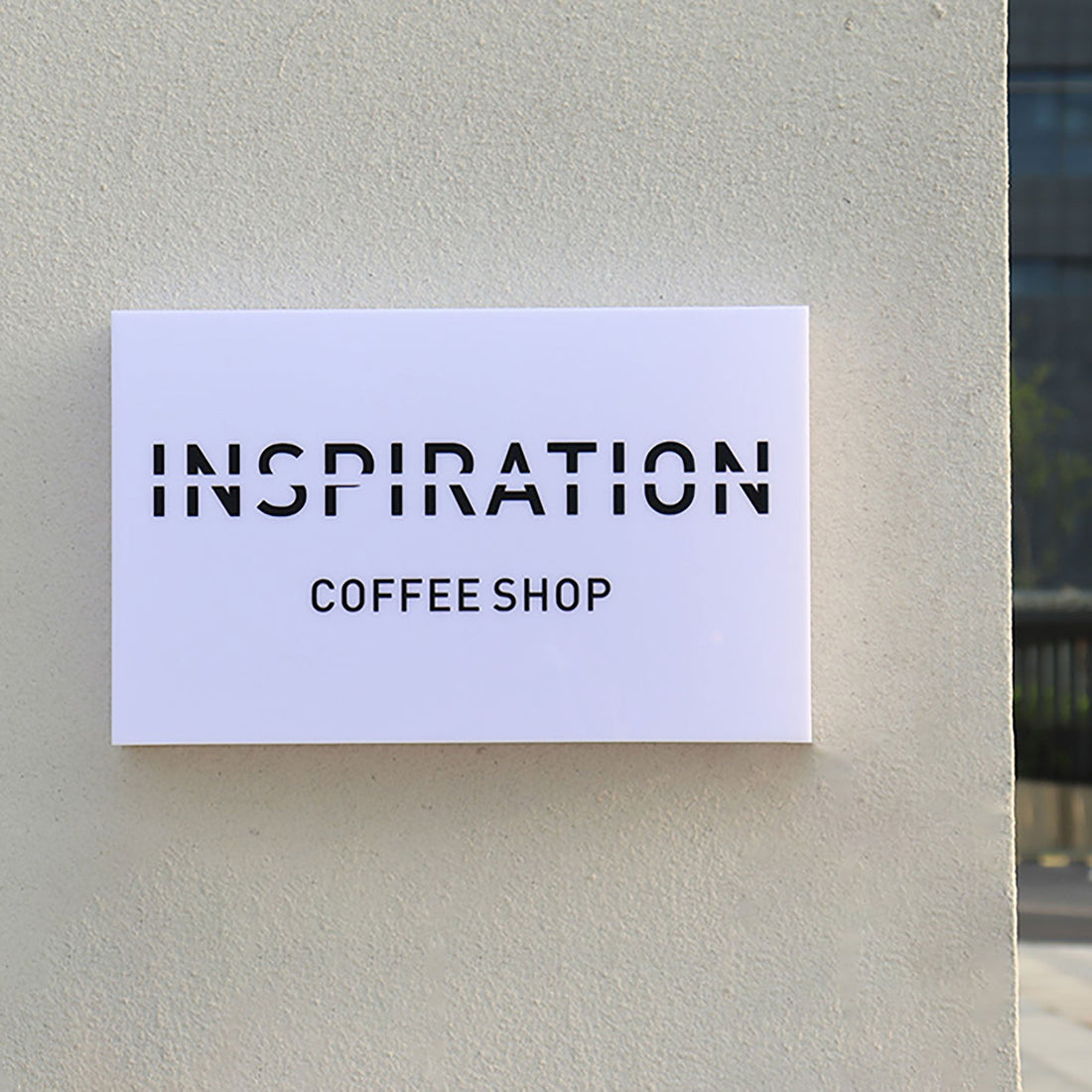 Wall Studio Light Box Full Luminous LED Lightbox DIY Office LED Acrylic Lightbox Outdoor Sign