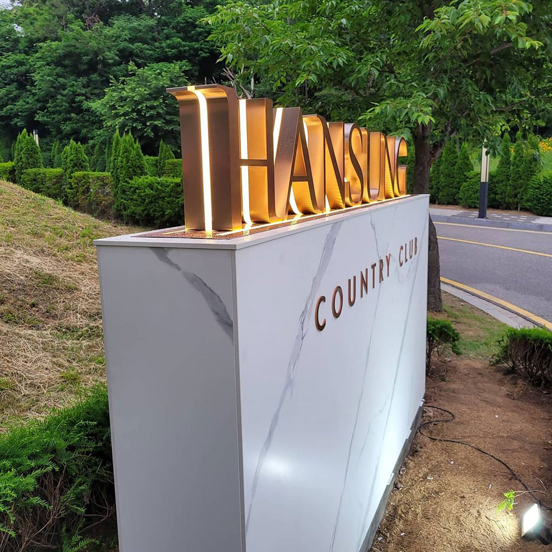 Exterior Acrylic Channel Led Letters Side Illuminated Commercial LED Sign Lights for Coffee Shop Hotel