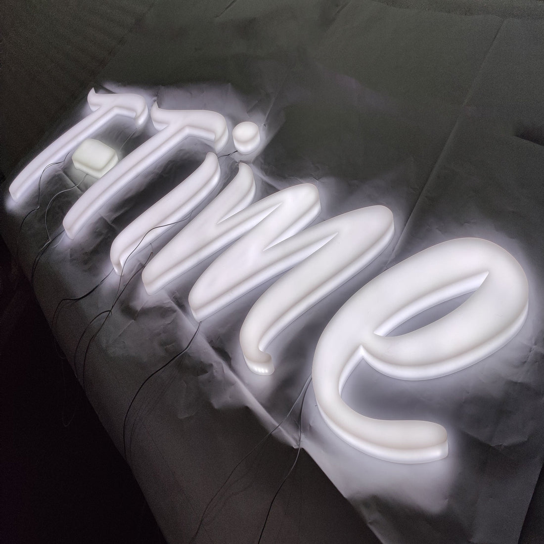 Customized Color Led Lighted Full Lit Led 3D Fabricated Acrylic Illuminated Letters Logos
