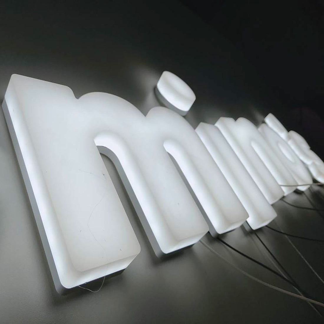 LED Lighting Store Front Acrylic Letter Sign Waterproof Illuminated Channel Letters for Wall