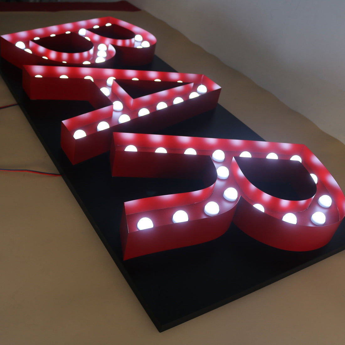 Event exterior led bulbs marquee letters outdoor waterproof 4ft 5ft business marquee letter signs