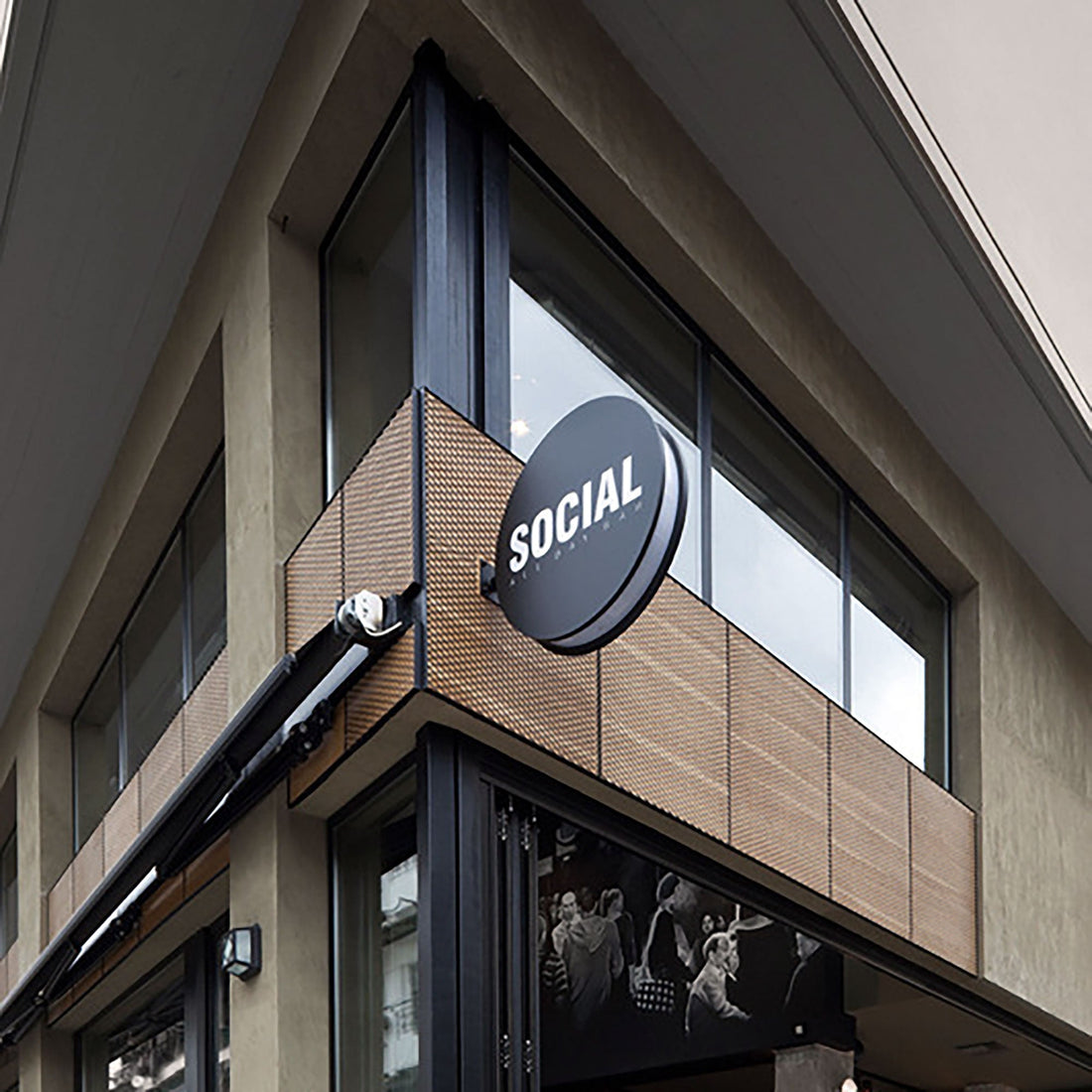 Custom Metal Double Sided Projecting Led Light Box Storefront Signs Blade Sign Outdoor Signage