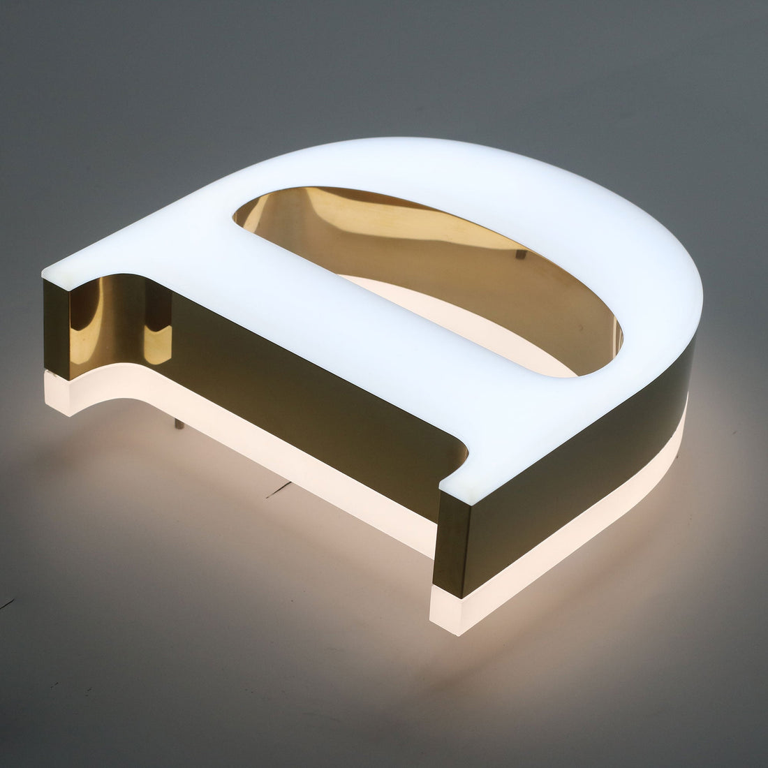 Waterproof business signs outdoor 3D led channel letter shop wall signs double lit letters signage