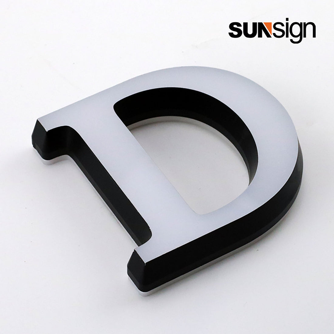 LED Logo Sign Double Side Illuminated Frontlit Acrylic Letters Backlit Store Signs Mini Acrylic Sign