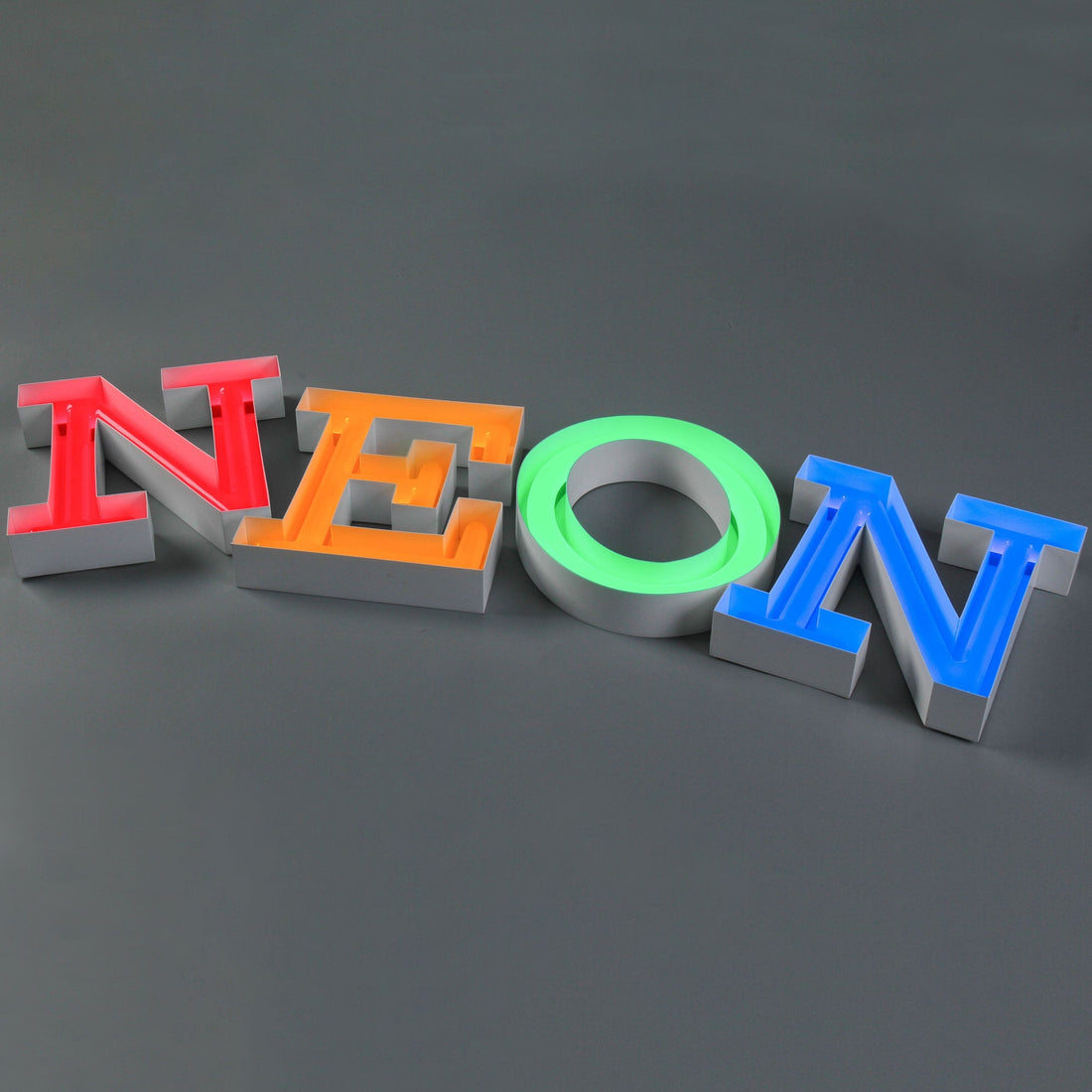 Waterproof Custom Shop Sign Company Logo LED Acrylic Neon Letters Illuminated Faux Neon Sign