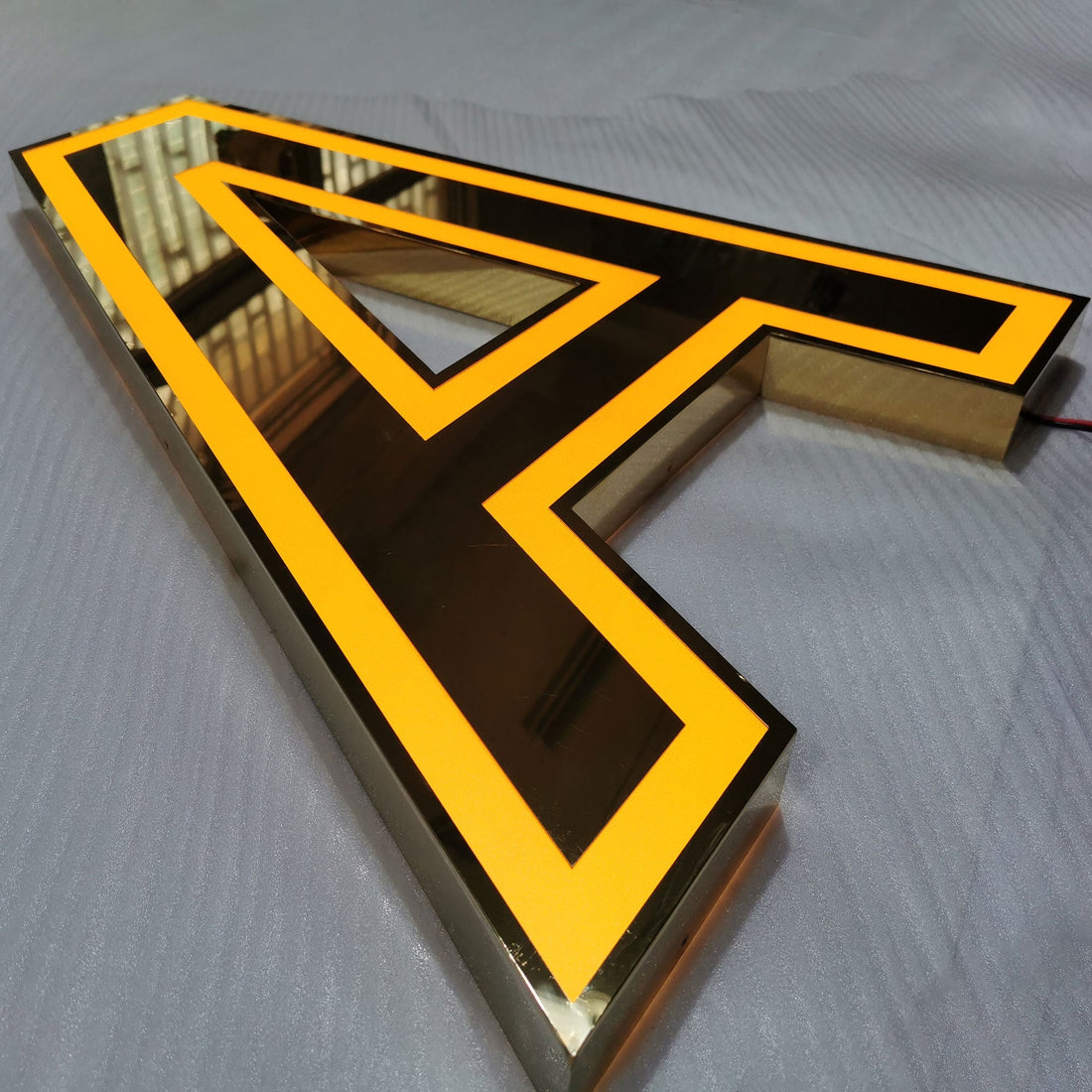 Custom Made Frontlit Led Channel Letter Sign Face Illuminated 3D Letter Company Name Logo