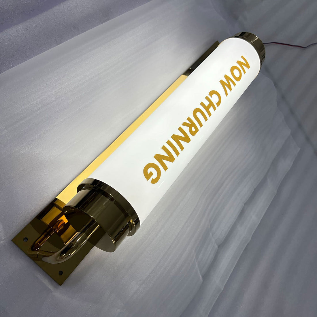 Personalized light box, Custom Lightbox Sign, Shopfront Led sign, Round Tube Lightbox Sign, Storefront Signs, Outdoor Sign Custom