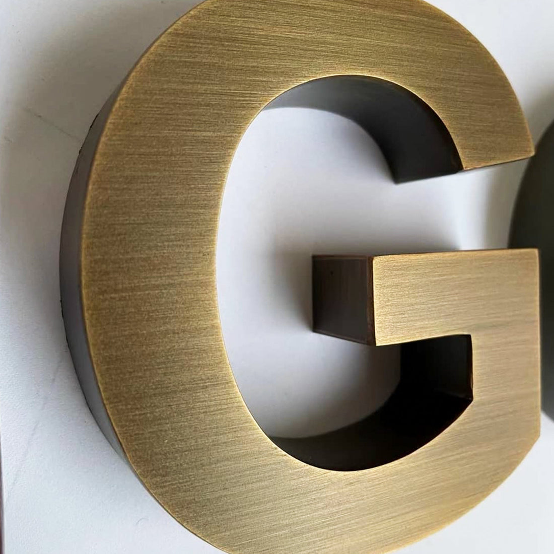 Custom Bronze Copper Letters Signage Antique Brushed Shop Signs Metal Letters And Numbers Door Logo Signage